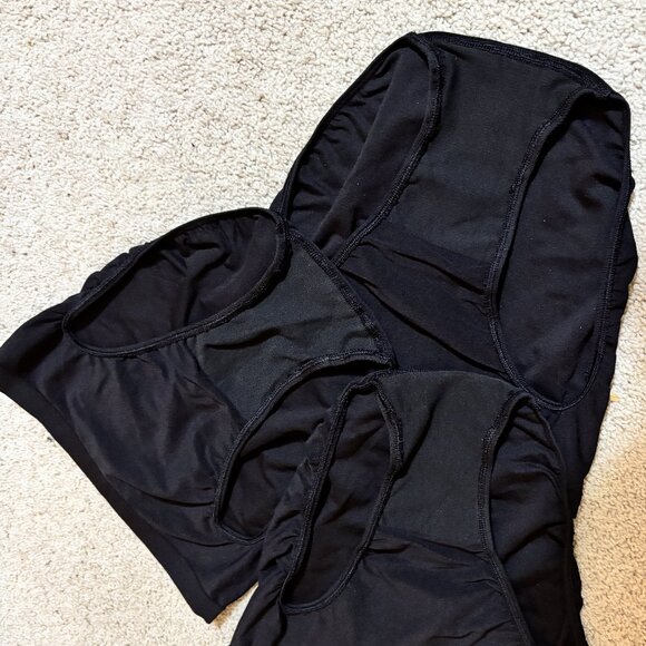 Vintage Nicole Miller "nicki" hi-cut black Briefs size M/6 NWOT - Picture 3 of 3